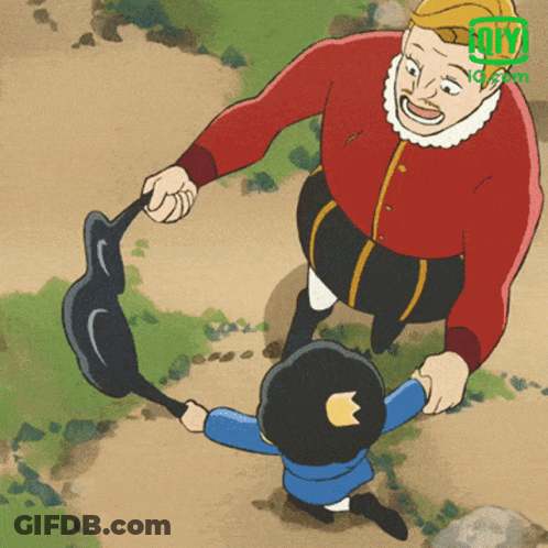 Man Holding Child's Hand With Iiyi Logo GIF