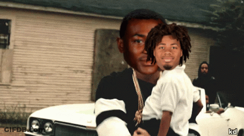 Man Holding Child With KD GIF