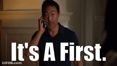Man Holding Chips With Two Others GIF