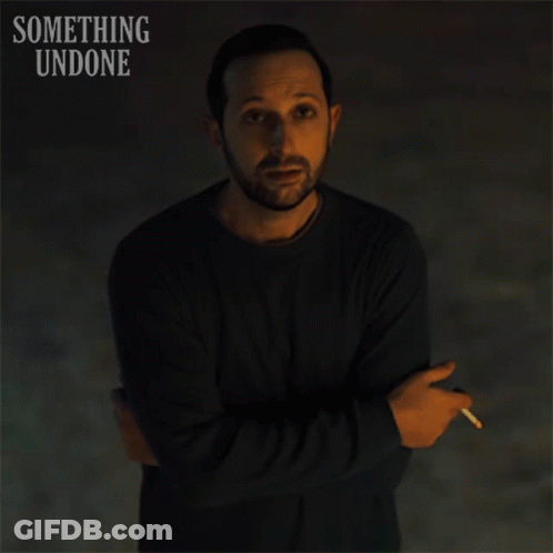 Man Holding Cigarette Saying I Know A Place GIF