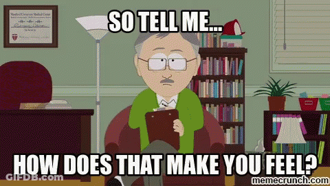 Man Holding Clipboard Saying So Tell Me How Does That Make You Feel GIF