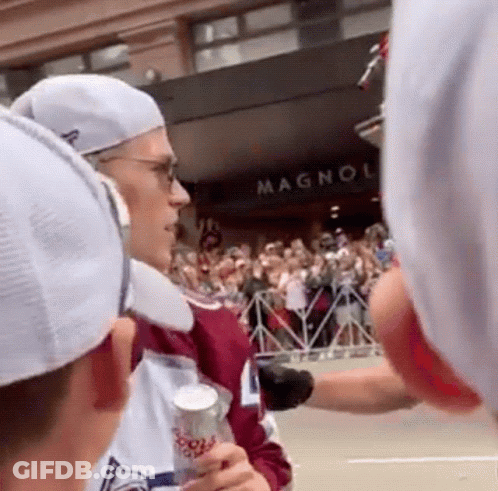 Man Holding Coors Light Talking GIF