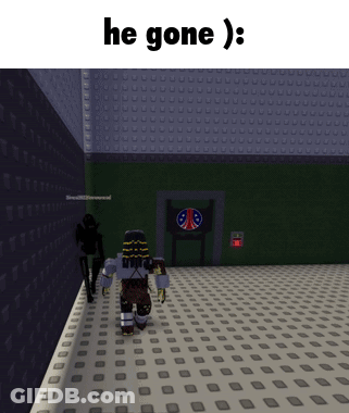 Man Holding Cross Saying Demon Be Gone GIF