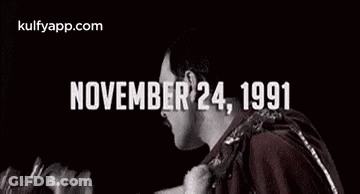 Man Holding Crown November 24 1991 GIF