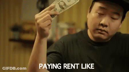 Man Holding Dollar Bill GIF