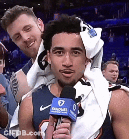 Man Holding Fanquel Microphone GIF