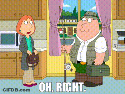 Man Holding Fishing Rod Saying Oh GIF
