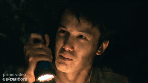 Man Holding Flashlight Prime Video GIF