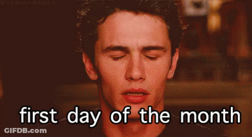 Man Holding Forehead First Day Of Month GIF