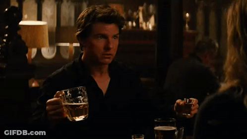 Man Holding Glass Of Beer GIF
