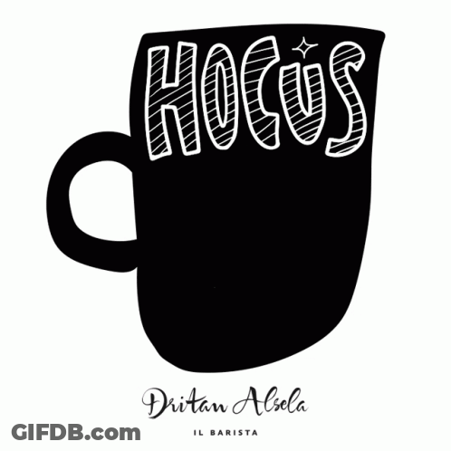 Man Holding Glass Says More Coffee Pleeeese GIF