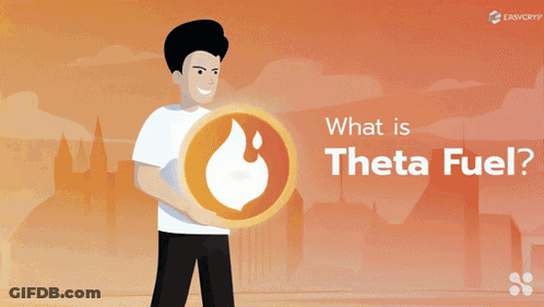 Man Holding Glowing Object Saying What Is Theta Fuel GIF