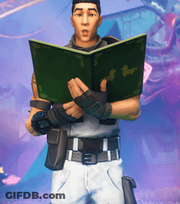 Man Holding Green Book With Butterfly GIF