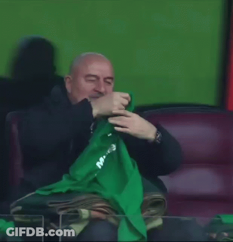 Man Holding Green Jersey With Number 1 GIF