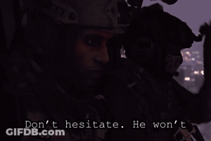 Man Holding Gun Don't Hesitate He Won't GIF