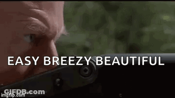 Man Holding Gun Easy Breezy Beautiful GIF