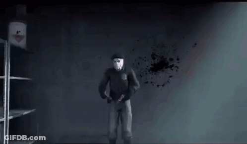 Man Holding Gun In Front Of Wall Saying Dont Care Didnt Ask GIF