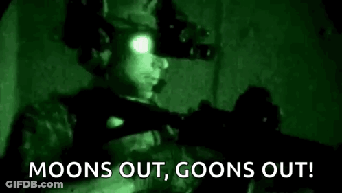 Man Holding Gun Moons Out Goons Out GIF