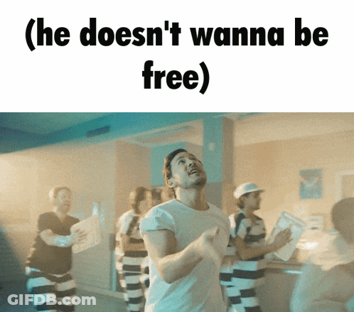 Man Holding Gun Saying Does Anyone Want To Play MC Today GIF