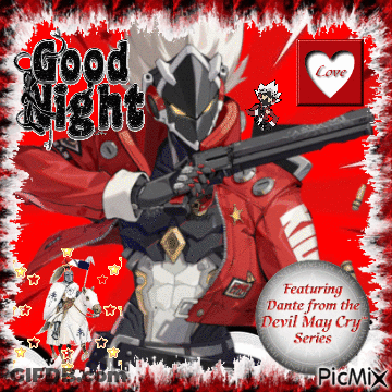 Man Holding Gun Saying Good Night GIF