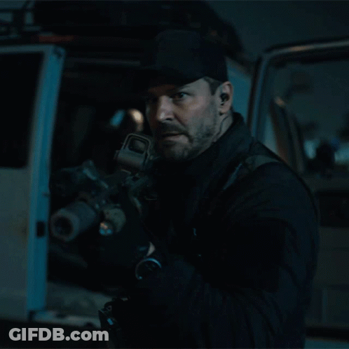 Man Holding Gun Saying Load Up GIF