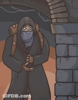 Man Holding Gun Saying Welcome GIF