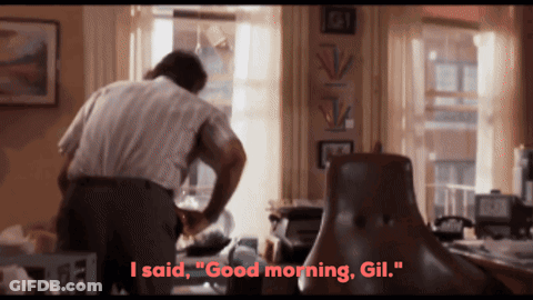 Man Holding Gun Saying You Have Been Accused Of Antitrust! GIF