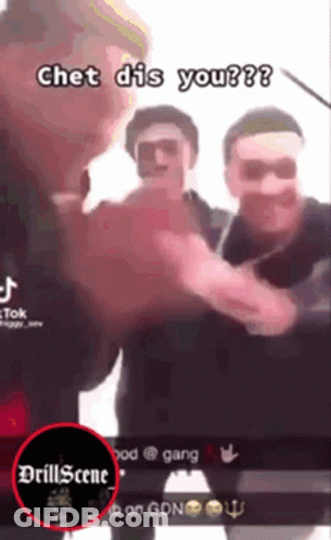 Man Holding Gun Says Chet Dis You GIF