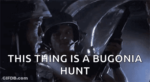 Man Holding Gun This Thing Is A Bugonia Hunt GIF