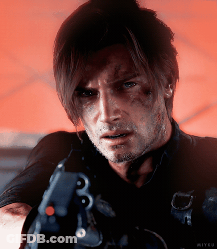 Man Holding Gun With Miyku Text GIF