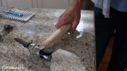 Man Holding Hammer GIF