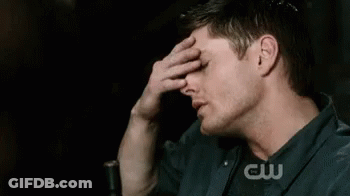 Man Holding Hand To Forehead Saying Must Be Thursday GIF