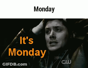 Man Holding Head Saying Monday It's Monday GIF