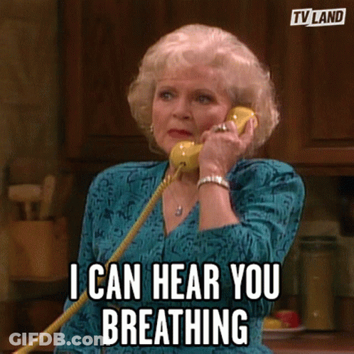 Man Holding Head Talking To Woman GIF