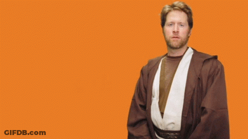 Man Holding Light Saber Saying Prepare Yourself GIF