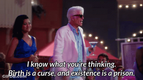 Man Holding Martini Says I Know What You're Thinking GIF