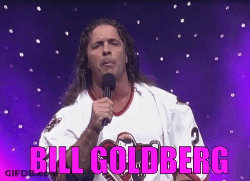 Man Holding Microphone Bill Goldberg GIF