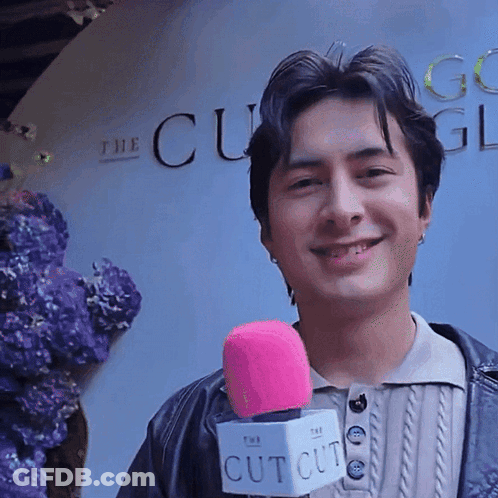 Man Holding Microphone Cut Cut GIF