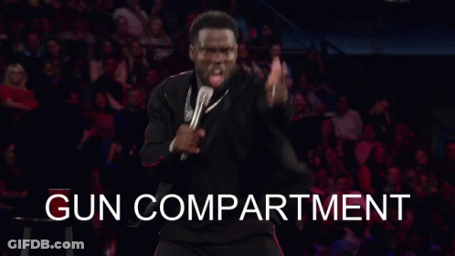 Man Holding Microphone In Front Of Crowd GIF