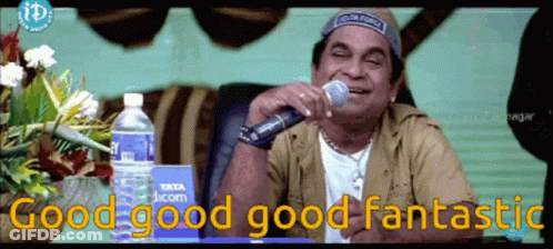 Man Holding Microphone Saying Good Good Good Fantastic GIF