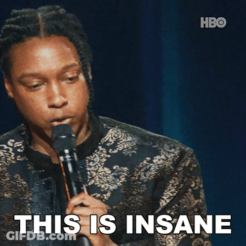 Man Holding Microphone Saying This Is Insane GIF