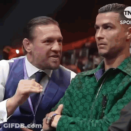 Man Holding Microphone Saying UFC GIF