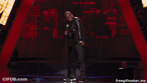 Man Holding Microphone Singing GIF