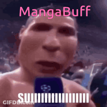 Man Holding Microphone With Mangabuff GIF