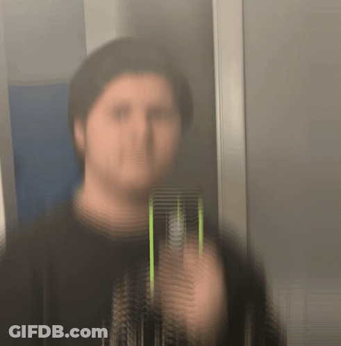 Man Holding Monster Can GIF