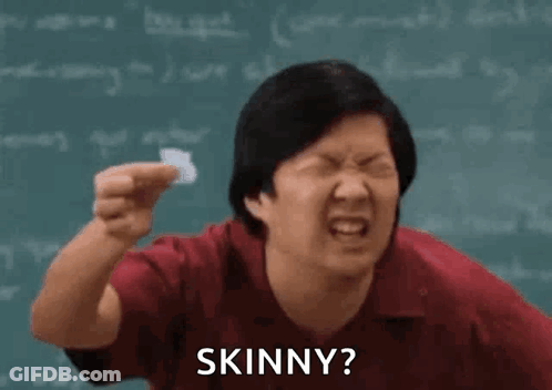 Man Holding Paper In Front Of Blackboard GIF