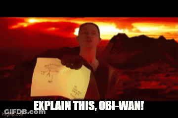 Man Holding Paper Saying Explain This Obi-Wan GIF