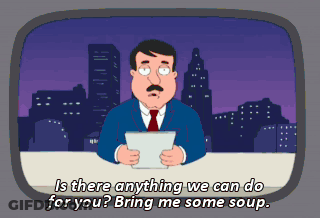 Man Holding Paper Saying Is There Anything We Can Do For You GIF