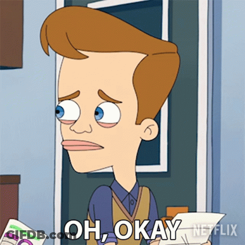 Man Holding Paper Saying Oh Okay GIF