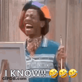 Man Holding Pencil And Laughing GIF